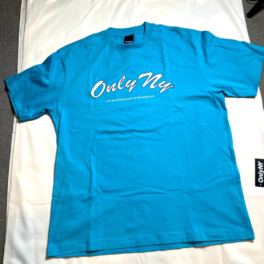 Only NY t shirt medium Cyan